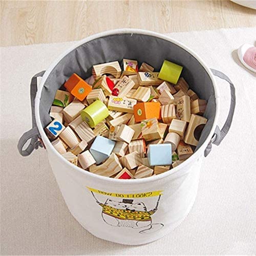 Home Canvas Furniture Trading LLC.Storage Basket -grey cat Storage Basket 