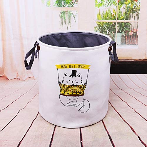 Home Canvas Furniture Trading LLC.Storage Basket -grey cat Storage Basket 