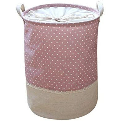 Home Canvas Furniture Trading LLC.Storage Basket- Grey Storage Pink 