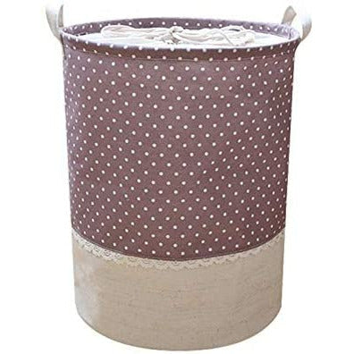 Home Canvas Furniture Trading LLC.Storage Basket- Grey Storage Purple 