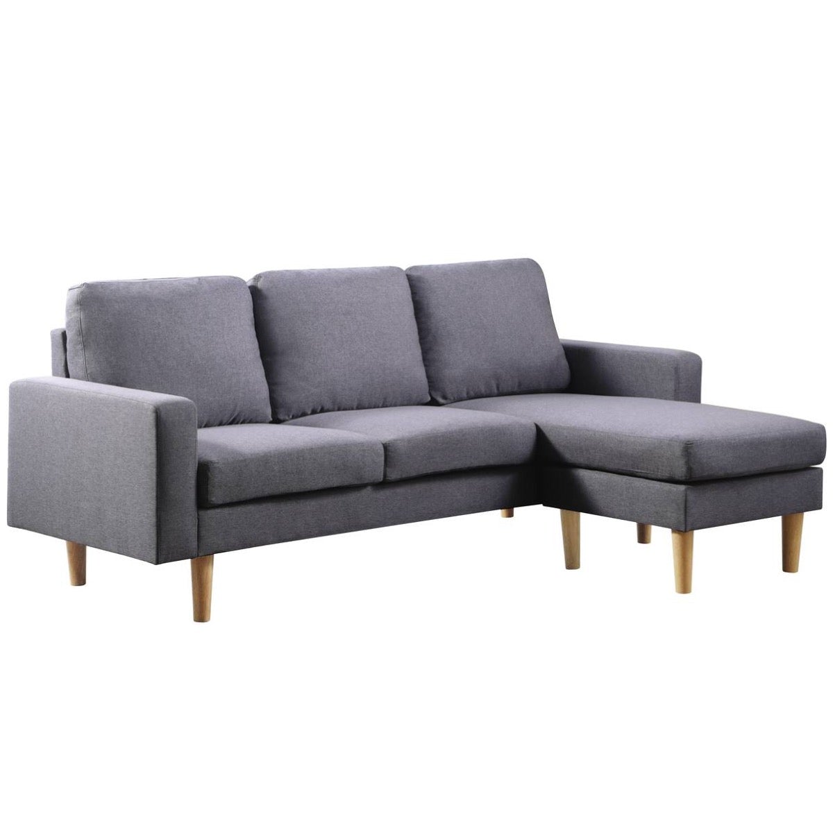 Home Canvas Furniture Trading LLC.Studio Luxe corner sofa - Grey Sofa 