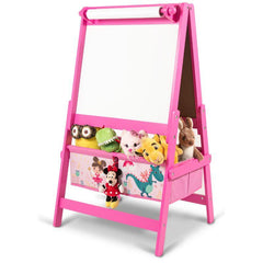 Home Canvas Furniture Trading LLC.Sunshine Multi Purpose Standing Art Easel - Pink Storage 