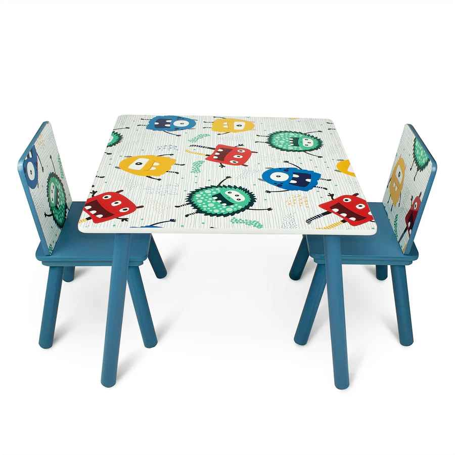 Home Canvas Furniture Trading LLC.Super Girl Kids Table And Chair Set Multicolor Kids Furniture 