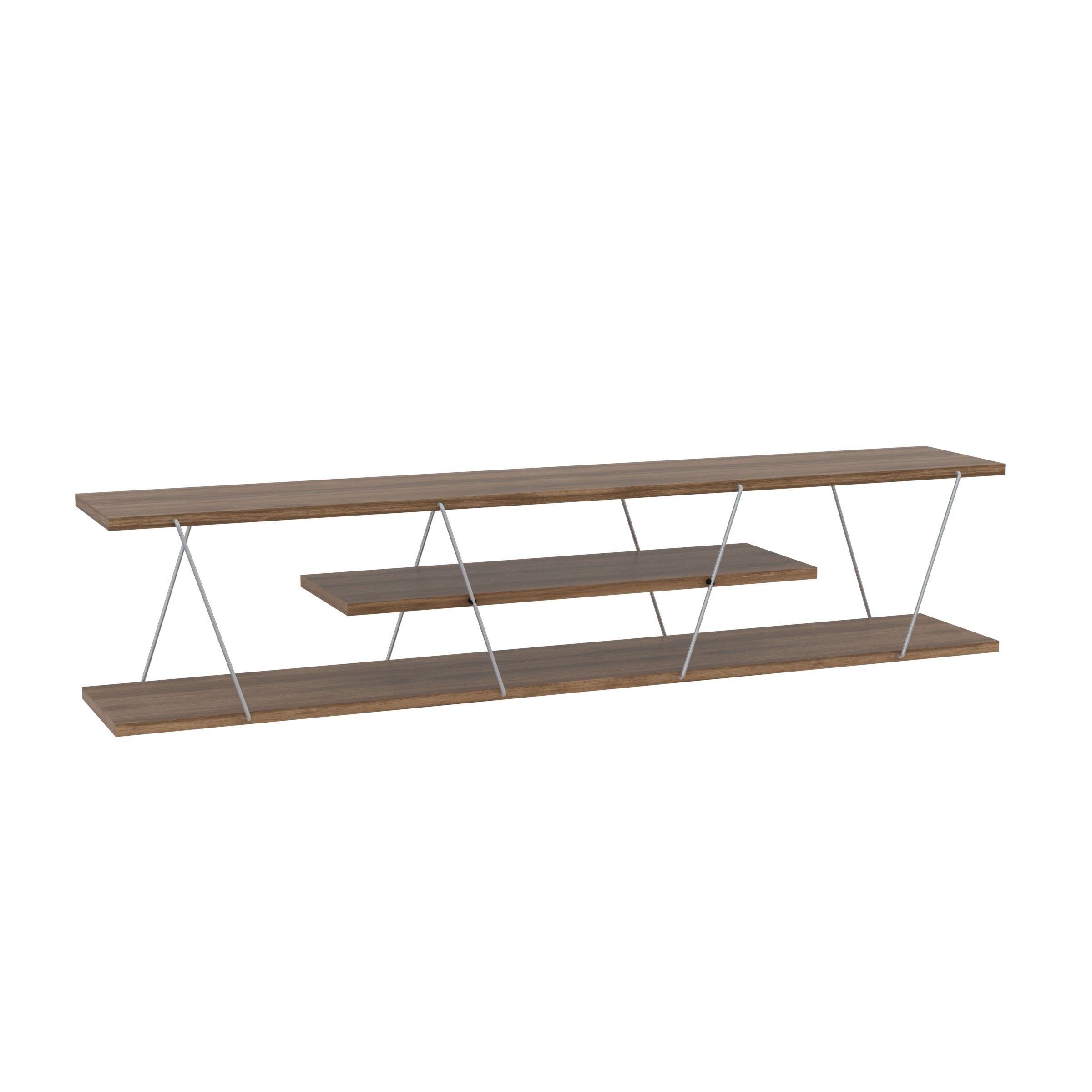 Home Canvas Furniture Trading LLC.Tars TV Unit - Walnut/Chrome TV units 