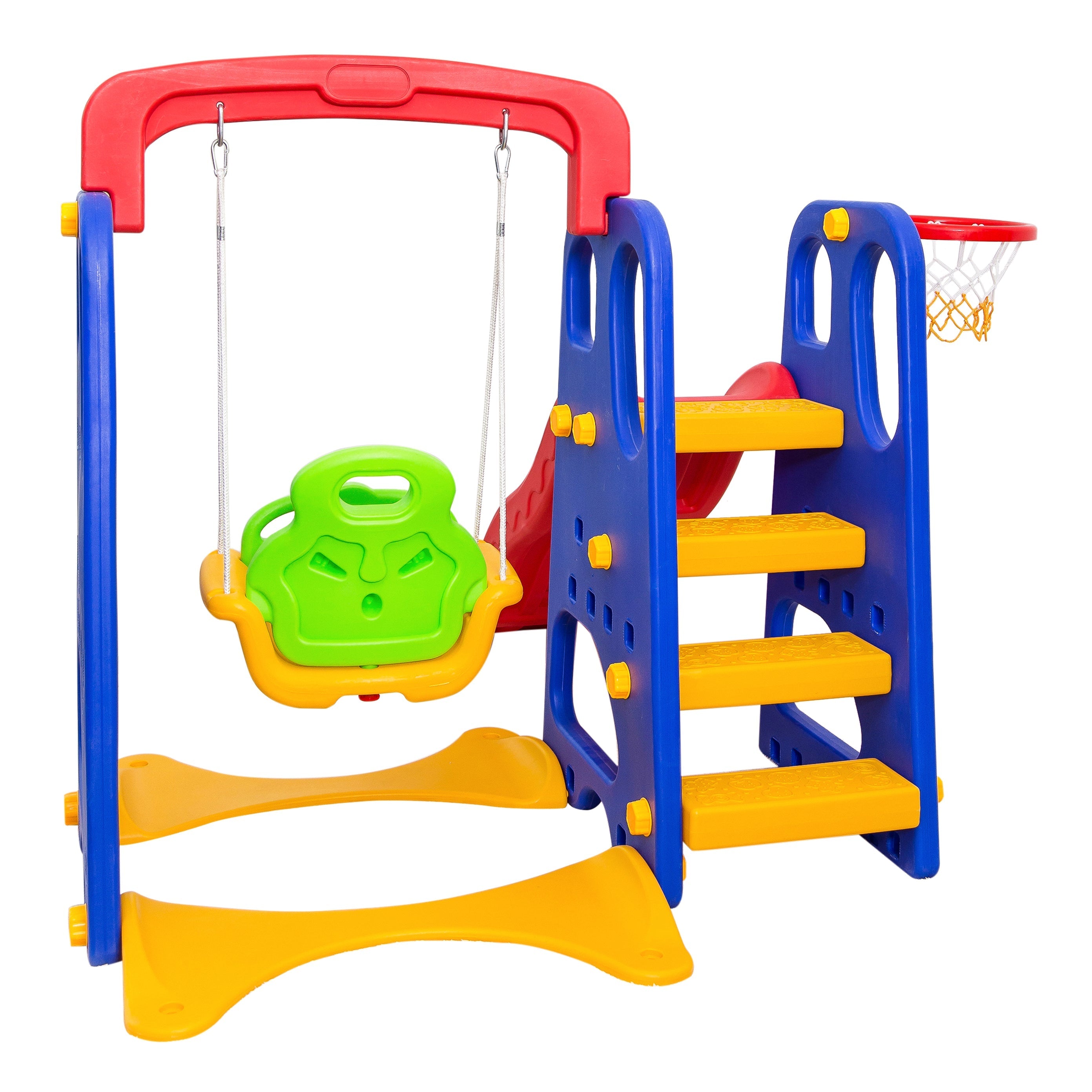 Home Canvas Furniture Trading LLC.Toddler 2 in 1 Kids Play Climber Slide Playset Indoor Outdoor -Multicolor Playset 