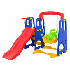 Home Canvas Furniture Trading LLC.Toddler 2 in 1 Kids Play Climber Slide Playset Indoor Outdoor -Multicolor Playset Large 3 in 1 
