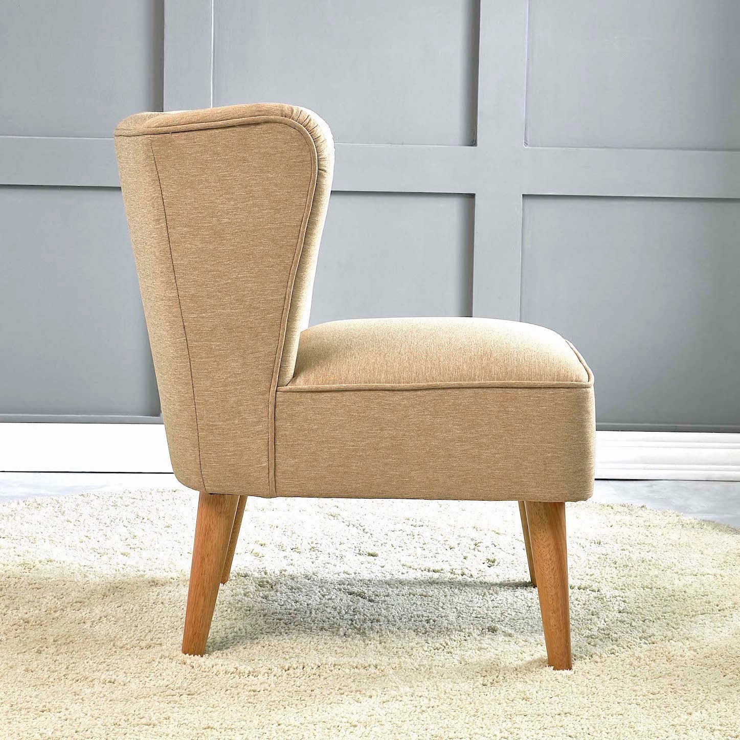 Home Canvas Furniture Trading LLC.TULIP Wingback Chair -Blue Accent Chair 